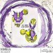 ODDBALL BATTY DUO RUBBER STAMP SET (includes 2 stamps)